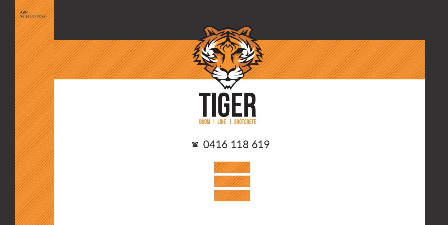 Tiger Pumps Landing page